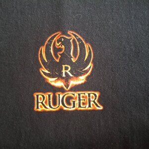 T Shirt Hunting Ruger Rugged Phoenix Double Sided Graphic Cotton Tee Size XL